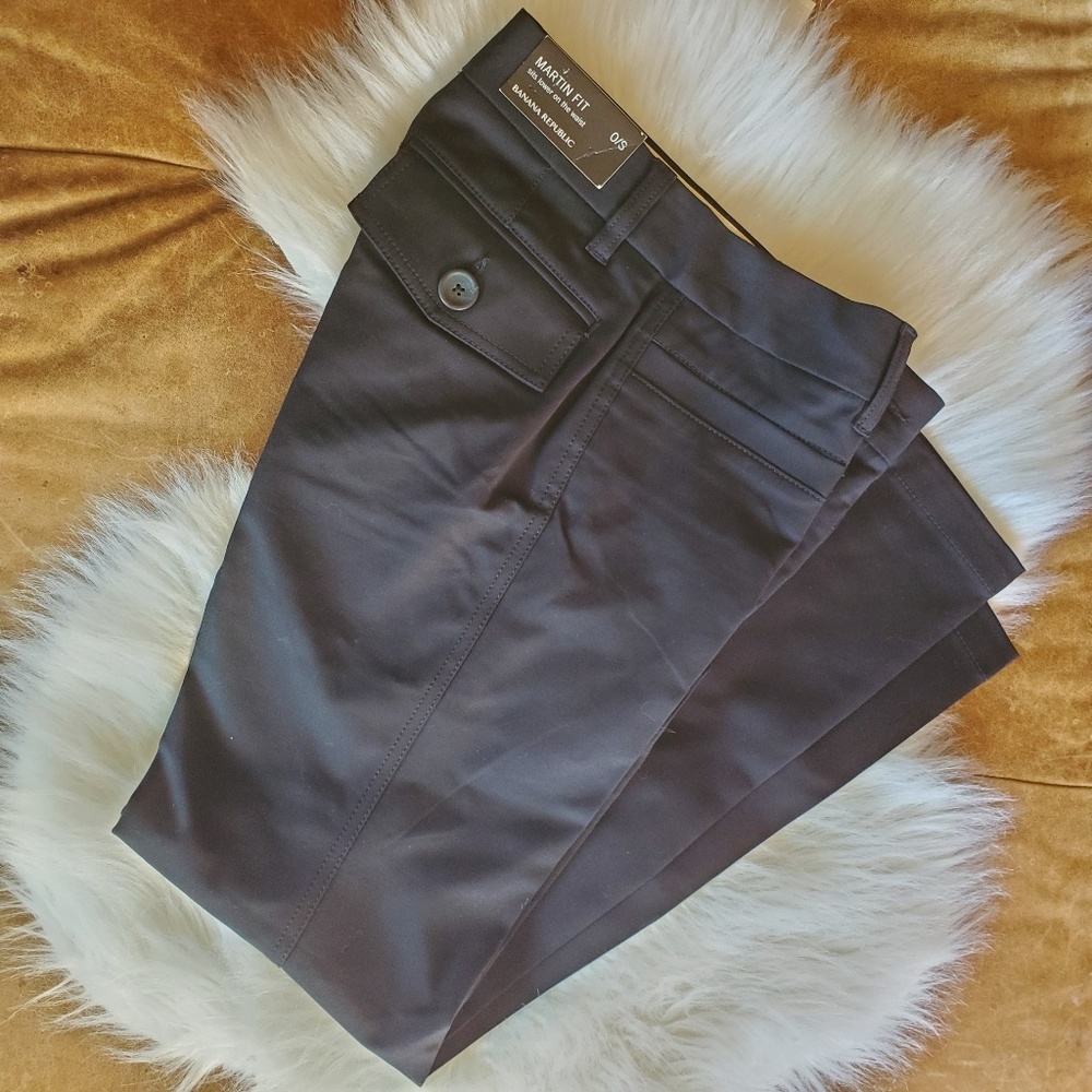 NWT Banana Republic Martin Fit black